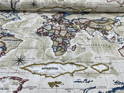 Atlas antique cotton fabric - atlas,