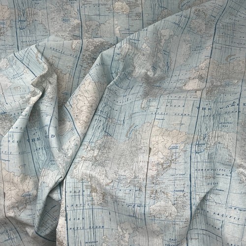 Cotton rich linen look fabric - cotton,