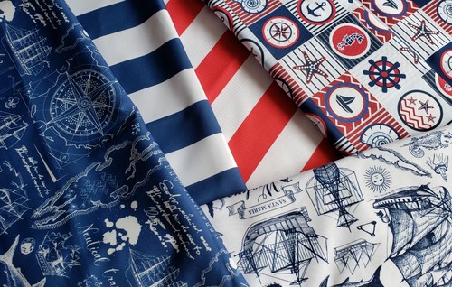 Nautical pattern outdoor - nautical,