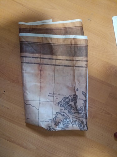 Vintage nautical map - map, wall