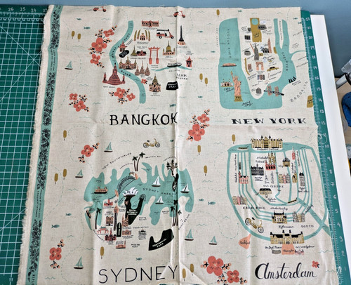 Les fleurs city maps - -,