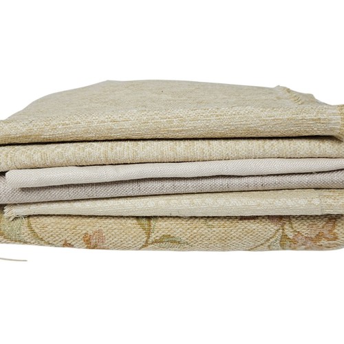 Fabric remnants job lot - fabric, cream
