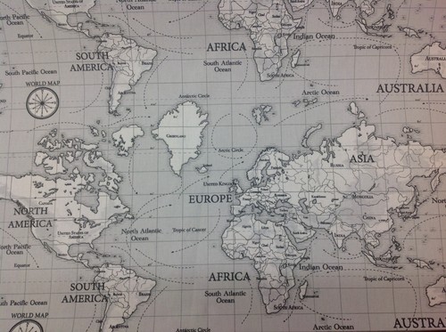 Fryett cotton maps - fryett`s, grey)