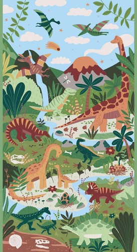 Dinosaur panel 100 - dinosaur, 100%