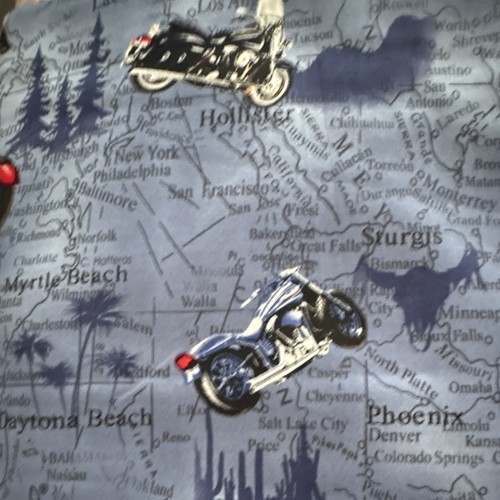 Motorcycle theme map print - motorcycle,