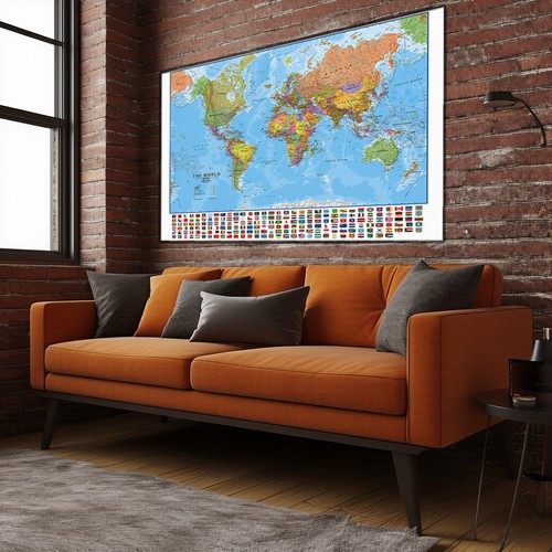 Modern world wall - modern,