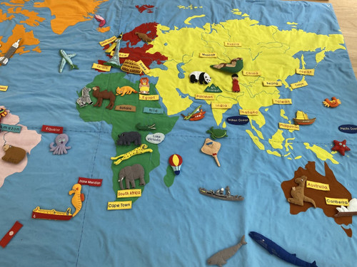 Conran shop fabric map - map, with
