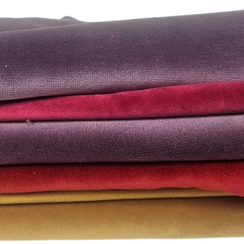 Velvet fabric remnants 500g - fabric,